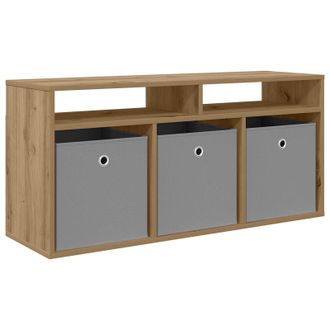 vidaXL Mueble Bajo Con Caj&oacute;n Roble Artesanal 102 X 32 X 48,5 Cm Vidaxl
