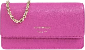 Emporio Armani mini leather cross body bag - Pink