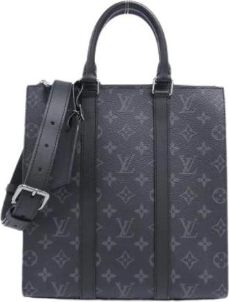 Louis Vuitton Pre-owned Monogram Eclipse Sac Plat Cross - - Pre-owned - Uomo - Nero - ONE SIZE