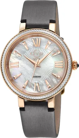 Gevril Group Genoa Diamond Mother of Pearl Dial Ladies Watch 12533S