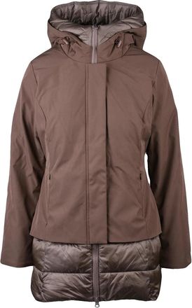 Bomboogie Bronze Padded Short Jacket with Adjustable Hood