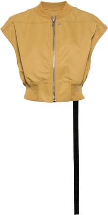 Rick Owens Babel Tatlin sleeveless bomber jacket - women - Nylon - M - Yellow