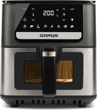 G3Ferrari G3 Ferrari G10207 Freidora Sencillo 6,5 L Independiente 1700 W Freidora De Aire Caliente Negro, Acero Inoxidable