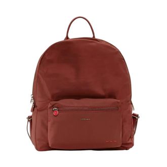 Kiton Backpacks, male, Brown, Size: ONE SIZE Backpack with zip and external pocket