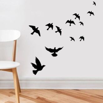 OEM Pegatinas Anticolisi&oacute;n Para Ventanas Para Evitar Que Los P&aacute;jaros Choquen Con Ventanas Y Puertas De Cristal (paquete De 12, Negras) - Crezuo