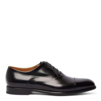 Fabi Leren Veterschoenen voor Formele Gelegenheden - Heren - Nette schoenen - Zwart - 39 EU - Leer - Schoenen