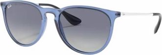 Ray-Ban Womens Rb4171 Erika Color Mix 54-18 Sunglasses In Polished Transparent Blue