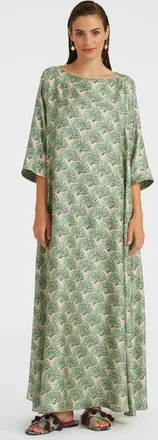 La DoubleJ Muumuu Dress Round Neck Fans Menta at Nordstrom, Size Small