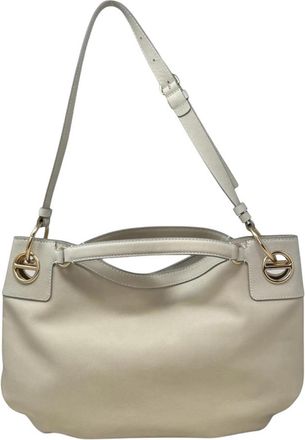 Borbonese Borsa London - Dames - Handtassen - Beige - ONE Size - Tassen
