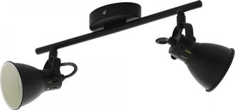 Eglo Eglo Seras 2 Spot Negro 37 Cm Dise&ntilde;o Moderno