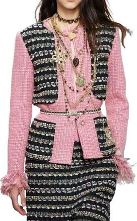 Chanel Metier DArt Fall 2022 Jacket Size 36