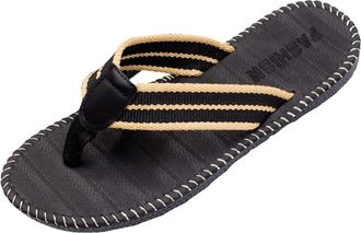 Generic 2026 Mens Slippers Men Summer Casual Outside Wear Beach Non Slip Breathable Flip Flops Clip Toes Big Size Flat Bottom Sandals (Dark Gray, 5.5)