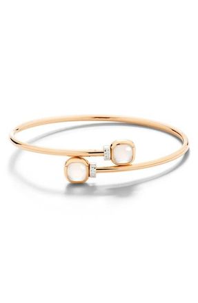 POMELLATO Nudo Milky Quartz Cuff Bracelet at Nordstrom