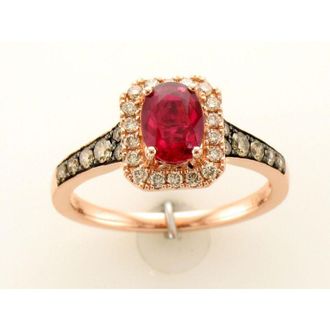 Le Vian Ladies Passion Ruby Rings set in 14K Strawberry Gold