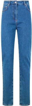 Moschino Rechtepijp Jeans - Dames - Slim Fit Jeans - Blauw - W26 - Katoen - Jeans