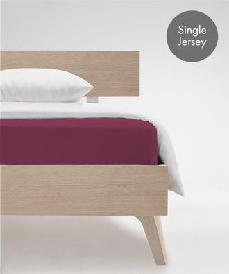 Fleuresse Spannbettlaken »Jenny C aus feinfädigem Mako-Jersey« für Matratzen bis 23 cm Höhe