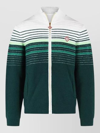 Casablanca cotton-blend zip lightweight jacket