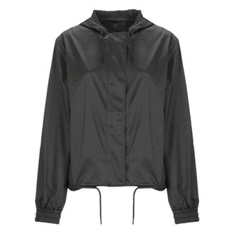 Rains String W Jas - Dames - Regenjassen - Zwart - L - Jassen