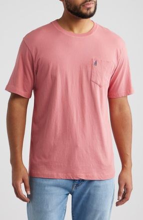 Johnnie-O American Dream Cotton Blend Pocket T-Shirt in Bandana at Nordstrom, Size Xx-Large