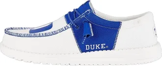 Hey Dude Wally Tri Duke 42764-4A1 Mens Blue White Moc Toe Slip-On Shoes SHOP672