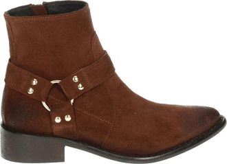 Ca Shott Western Su&egrave;de Laars Cognac Kleur - Dames - Cowboylaarzen - Bruin - 37 EU - Su&egrave;de - Schoenen