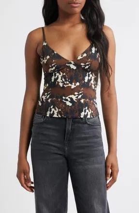 BDG Je TAime Camisole in Brown at Nordstrom Rack, Size Medium