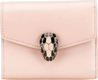 Bulgari Pre-owned Wallets, female, Pink, Size: ONE SIZE Pre-owned Vintage Wallet