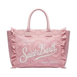 MC2 Saint Barth Tote Bags, female, Pink, Size: ONE SIZE Colette Volant Handbag