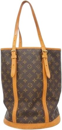 Louis Vuitton Pre-owned Bucket Bags, female, Brown, Size: ONE SIZE Pre-owned Bucket Bag