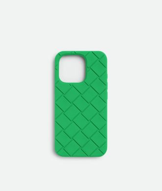 Bottega Veneta Iphone 16 Pro Case - Green - Unisex - 100 % Silicone