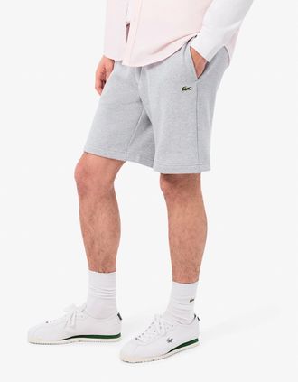 Lacoste Mens Lacoste Regular Fit Mens Fleece Shorts - Silver Chine CCA - Grey - Size: 33/32/32