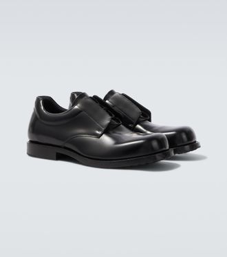 Balenciaga Brushed leather Derby shoes