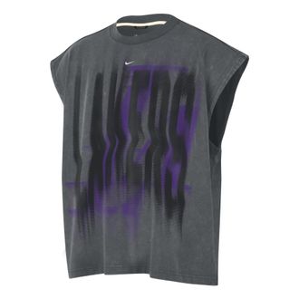 Nike Los Angeles Lakers Standard Issue Sleeveless Top Iron Grey White IQ1757-068
