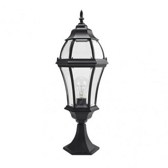 Fabrilamp Fabrilamp - Sobremuro Exterior Aluminio Becrux 1xe27 Negro 64,5x21x21 Cm Ip44