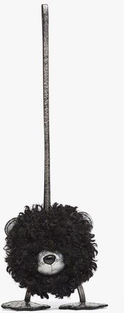 MCM Aren Bear Charm In Faux Fur