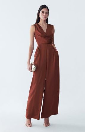 Willa Livleigh Jumpsuit in Copper at Nordstrom, Size 14
