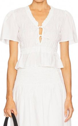 Rails Portia Top In White