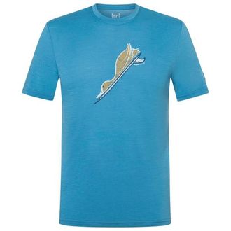 super.natural Duck Dive Tee Merinoshirt f&uuml;r Herren | blau