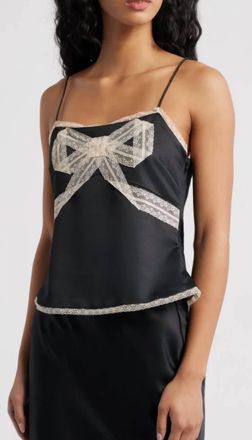 LoveShackFancy Arise Tank Top In Black