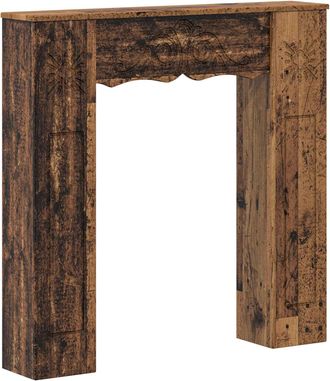 vidaXL Marco De Chimenea Madera Envejecida 102 X 20 X 102 Cm Vidaxl