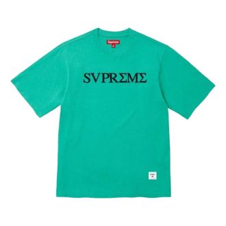 SUPREME SS26 Greek S/S T-shirt Aqua SUP-SS26-290-PINE