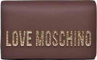Love Moschino Brown Polyurethane Crossbody Bag