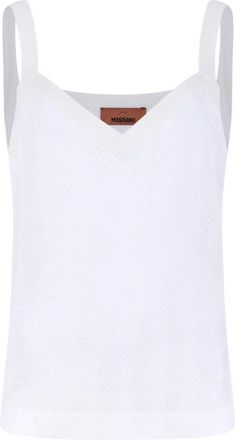 Missoni Dames, Tops, Wit, Maat: XL