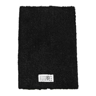 Maison Margiela Zip-Up Sjaal - Dames - Accessoires - Zwart - Maat: ONE Size Wol