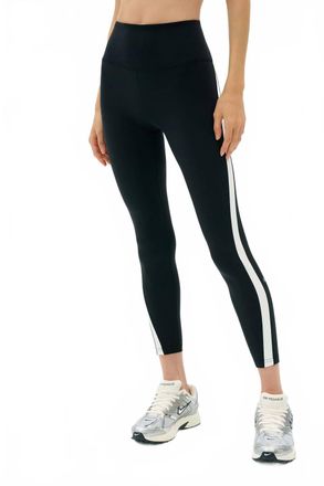 SPLITS59 Miles High Waist Rigor Legging In Black/white