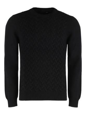 Moorer cashmere crew-neck sweater - Black