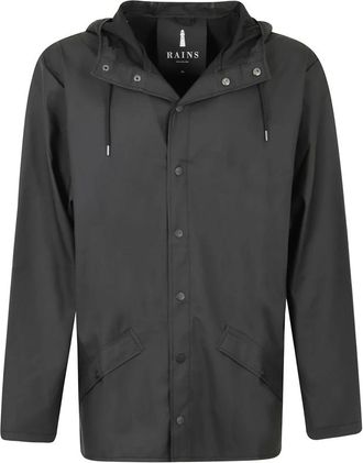 Rains Rain Jackets, male, Black, Size: M Rain Jacket