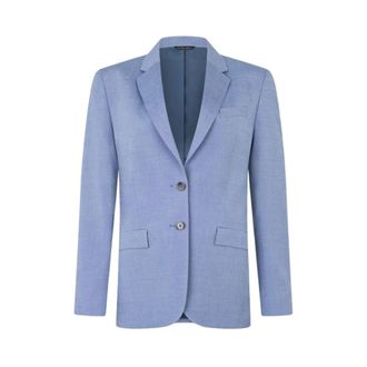 Brooks Brothers Wool Blend Blazer - Dames - Blazers - Blauw - XS - Wol - Jassen