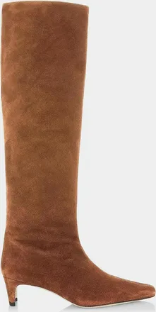 Staud Wally Suede Knee-High Boots
