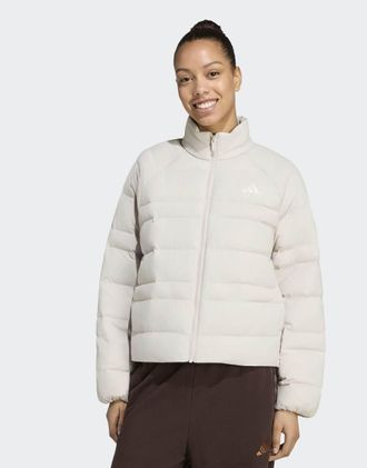 adidas Essentials - Giacca isolante ripiegabile beige-Neutro